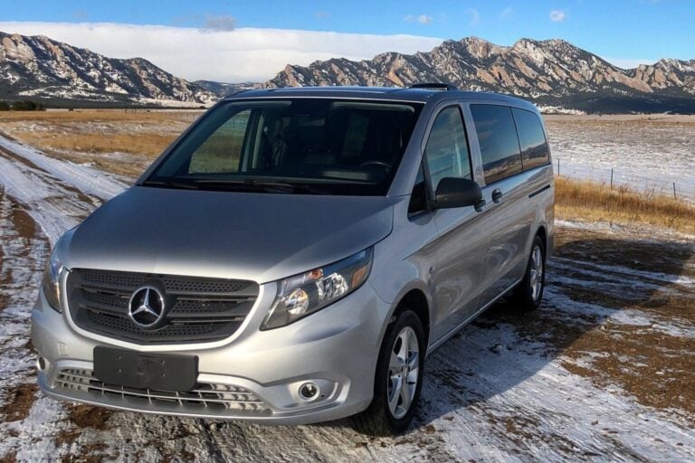 Mercedes Metris Camper Van Conversion Full Bed