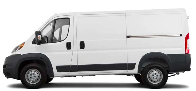 136" Ram Promaster Low Roof